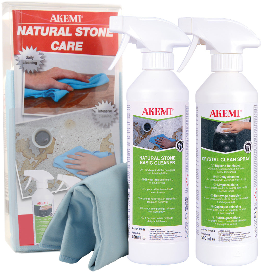 AKEMI® Natural Stone Care Set